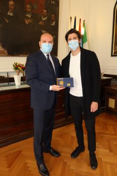 Sprejem Nika Pletikosa pri županu Občine Piran (7)